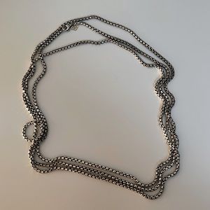 David Yurman authentic 72 in medium box chain